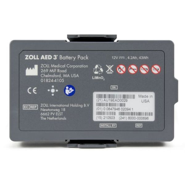 ZOLL AED 3 Non-Rechargeable Lithium Battery