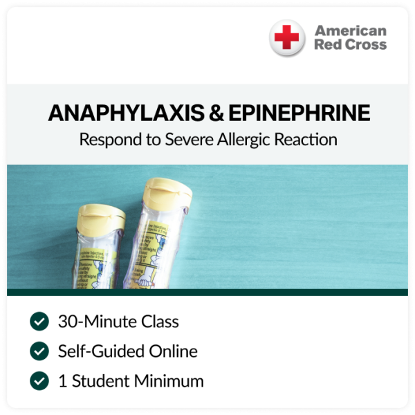 Anaphylaxis and Epinephrine Online Certification